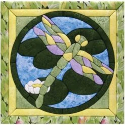 Dragonfly Quilt Magic No-Sew Wall Hanging Kit