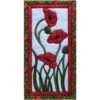 Trio Of Poppies Quilt Magic No-Sew Wall Hanging Kit 2 Trio Of Poppies Quilt Magic No-Sew Wall Hanging Kit -Qbpn 0001825694 tinified