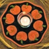 Little Stitchies - Pumpkins Candle Mat -Qbpn 0148