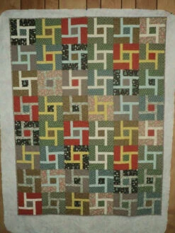 Strip Twist Quilt Pattern -Qbpn 0f26bc937a90988f038346291af75452