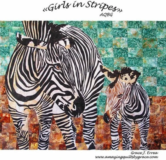 Girls In Stripes Quilt Pattern 3 Girls In Stripes Quilt Pattern