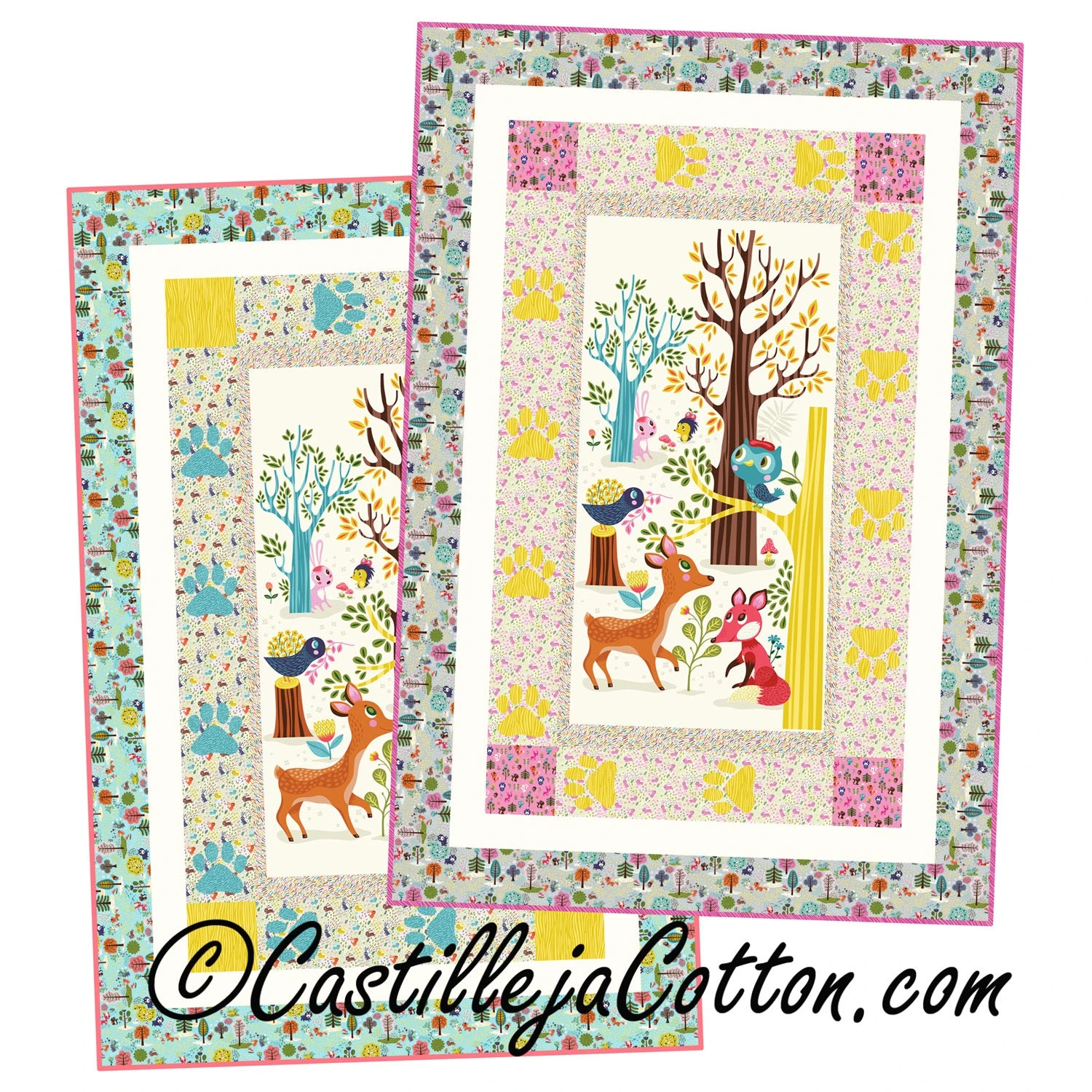 Forest Babes Panel Downloadable Pattern 3 Forest Babes Panel Downloadable Pattern