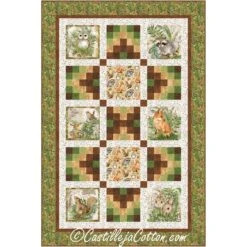 Animals And Ferns Downloadable Pattern