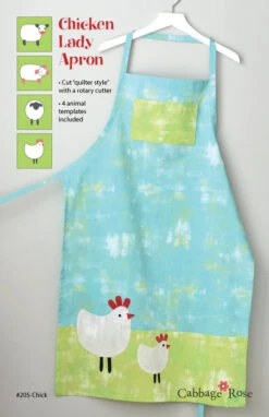 Chicken Lady Apron Downloadable Pattern