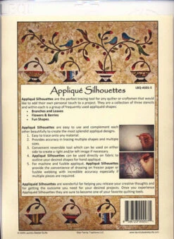 Applique Silhouettes Stencil Set