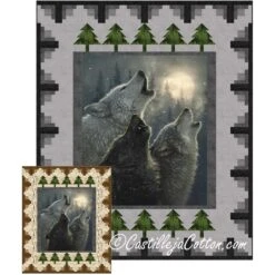 Wolves Panel Downloadable Pattern