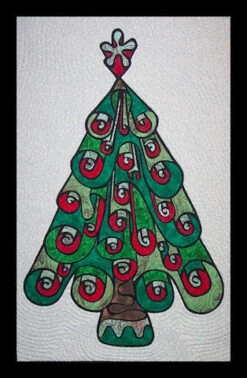 OChristmas Tree Green Quilt Pattern