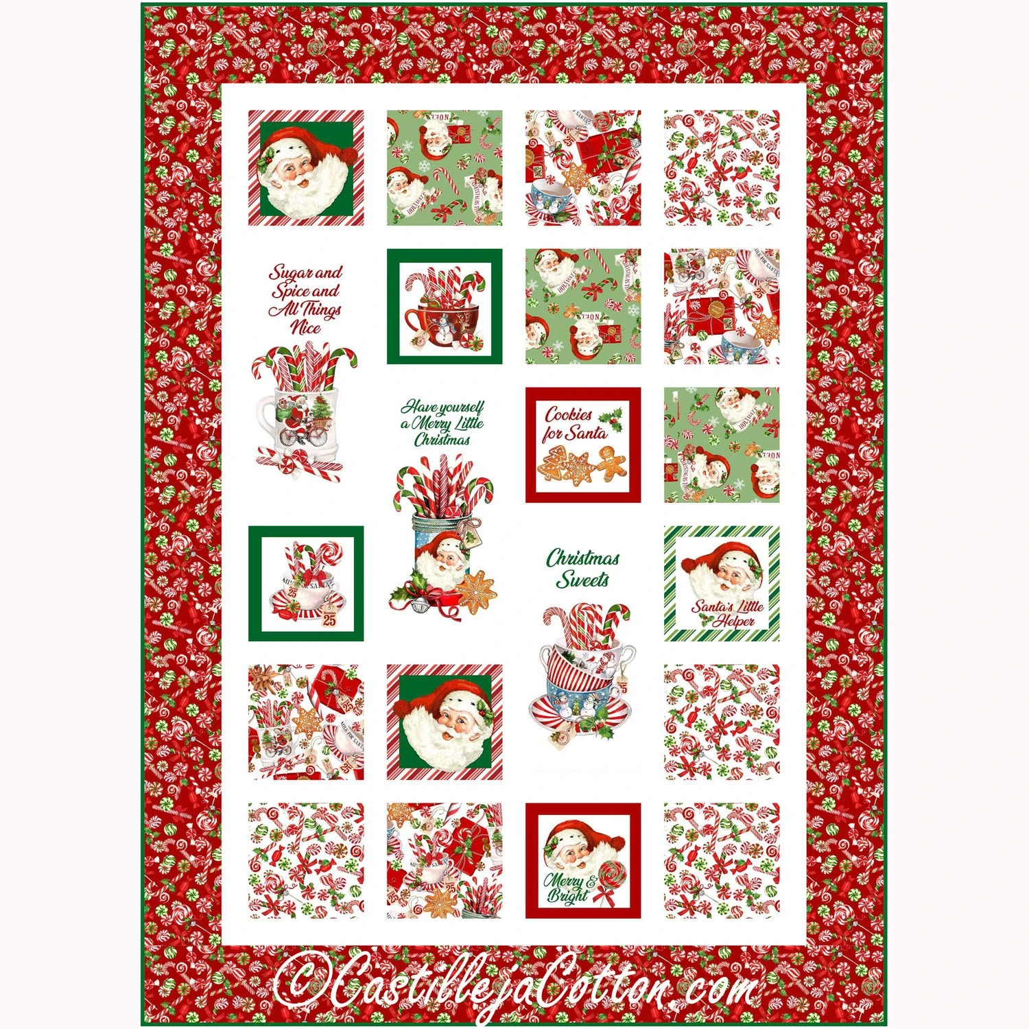 Peppermint Christmas Downloadable Pattern 3 Peppermint Christmas Downloadable Pattern