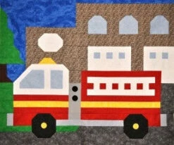 Fire Truck Quilt Pattern