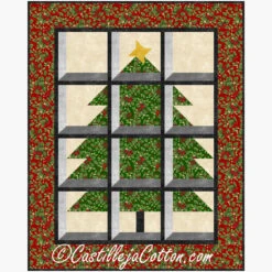 Christmas Tree In A Window Downloadable Pattern