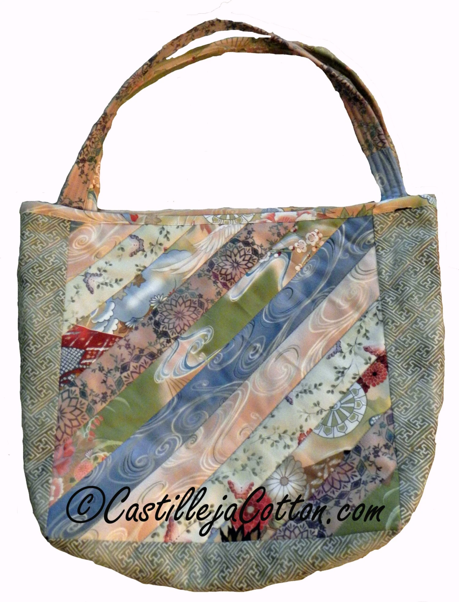 Ribbon Tote Bag Multi Downloadable Pattern 3 Ribbon Tote Bag Multi Downloadable Pattern