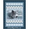Wolf And Snowflakes Downloadable Pattern