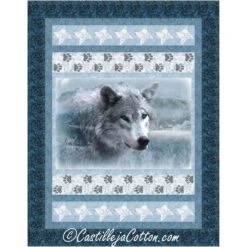 Wolf And Snowflakes Downloadable Pattern