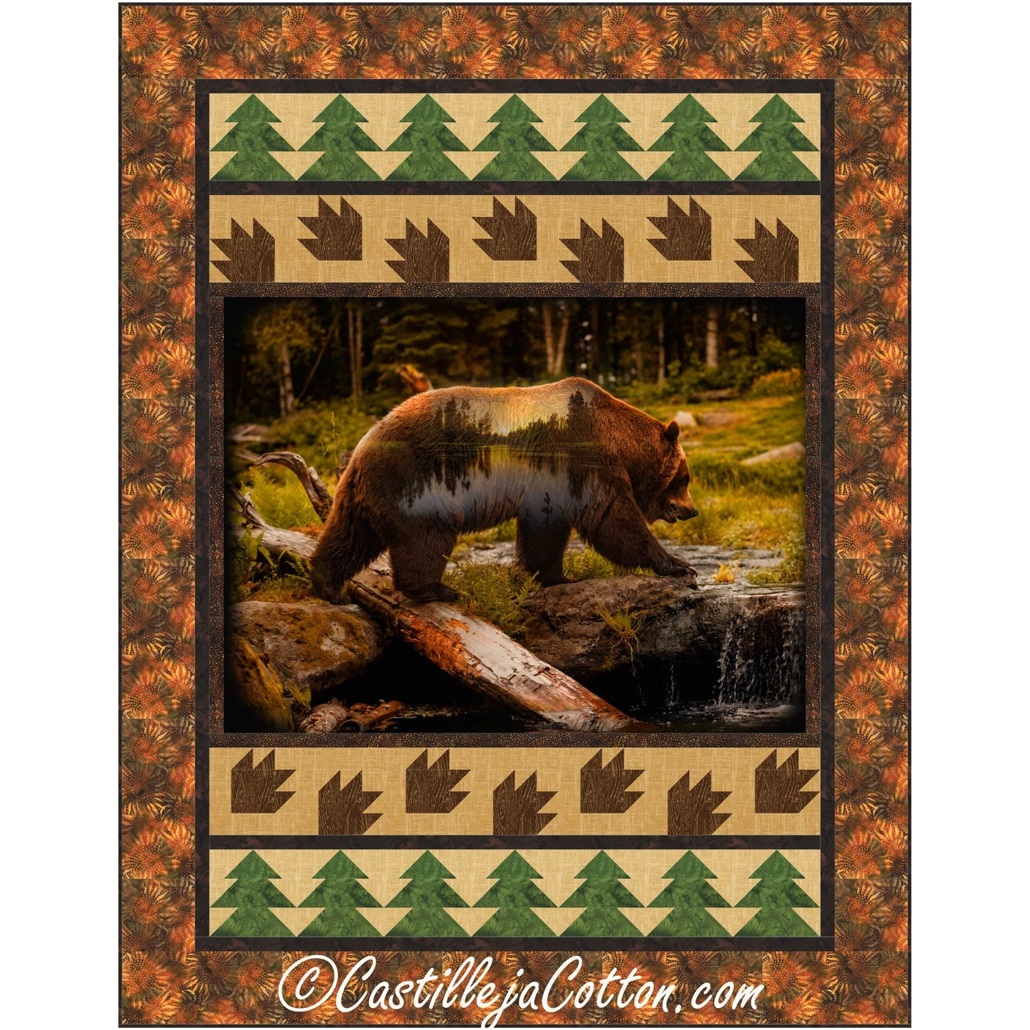 Forest Bear Downloadable Pattern 3 Forest Bear Downloadable Pattern