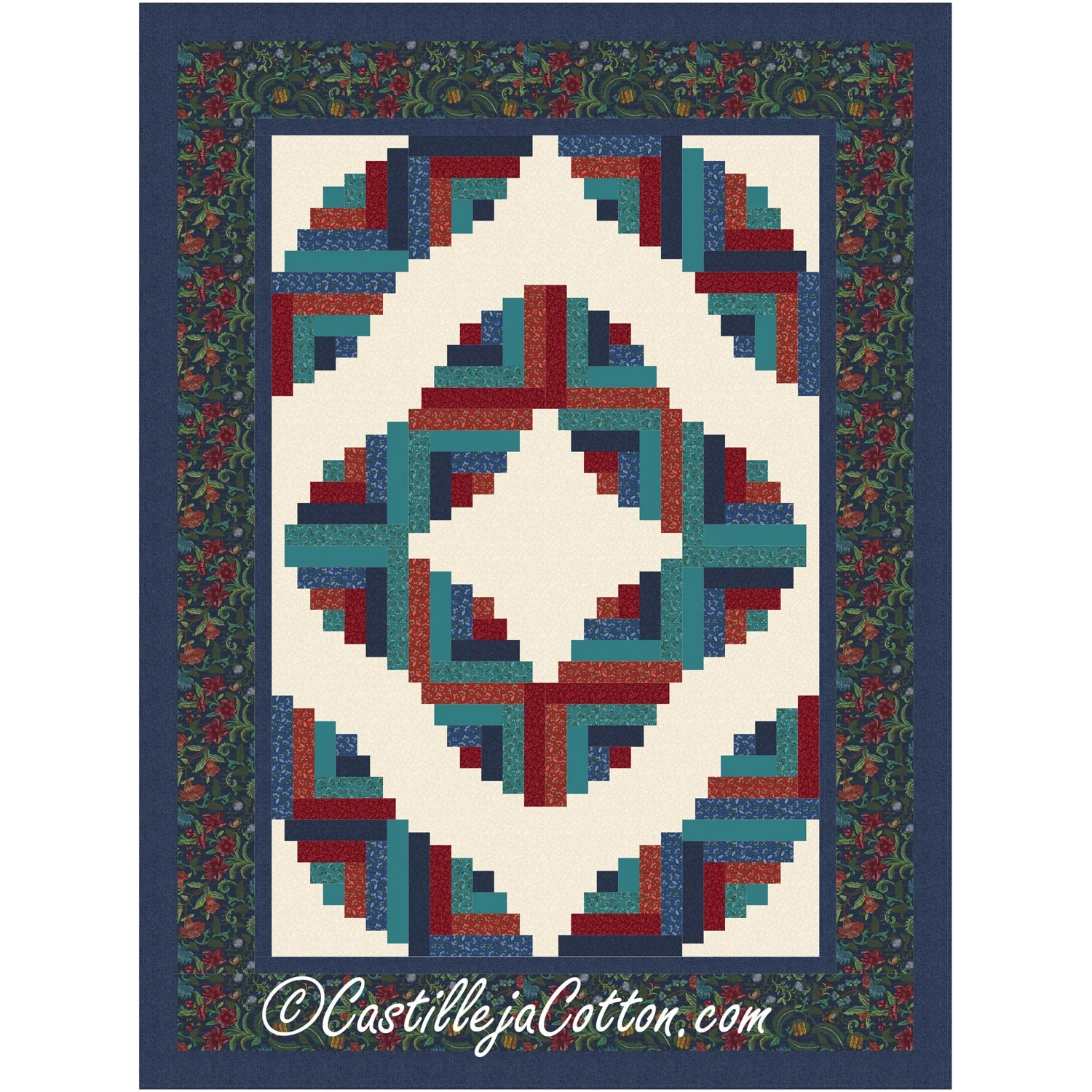 Crescent Log Cabin Hatfield Downloadable Pattern 3 Crescent Log Cabin Hatfield Downloadable Pattern