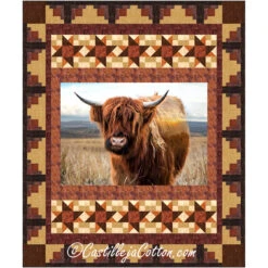 Starry Highland Cow Downloadable Pattern