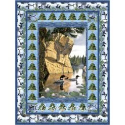 Loons In A Lily Pond Downloadable Pattern
