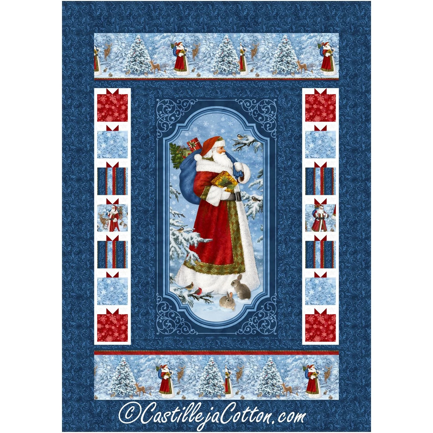 Santa In The Forest Downloadable Pattern 3 Santa In The Forest Downloadable Pattern