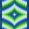 Echoing Diamonds Twin Quilt -Qbpn 484451337
