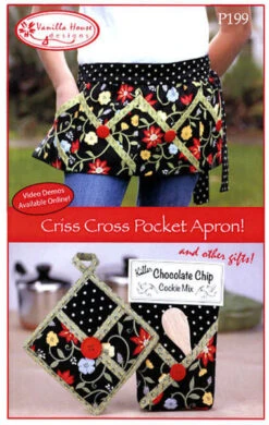 Criss Cross Pocket Apron Pattern
