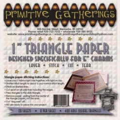 Triangle Paper - 1in For 5in Charms