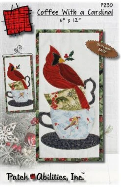 Coffee With A Cardinal Downloadable Pattern