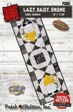 Lazy Daisy Gnome Downloadable Pattern