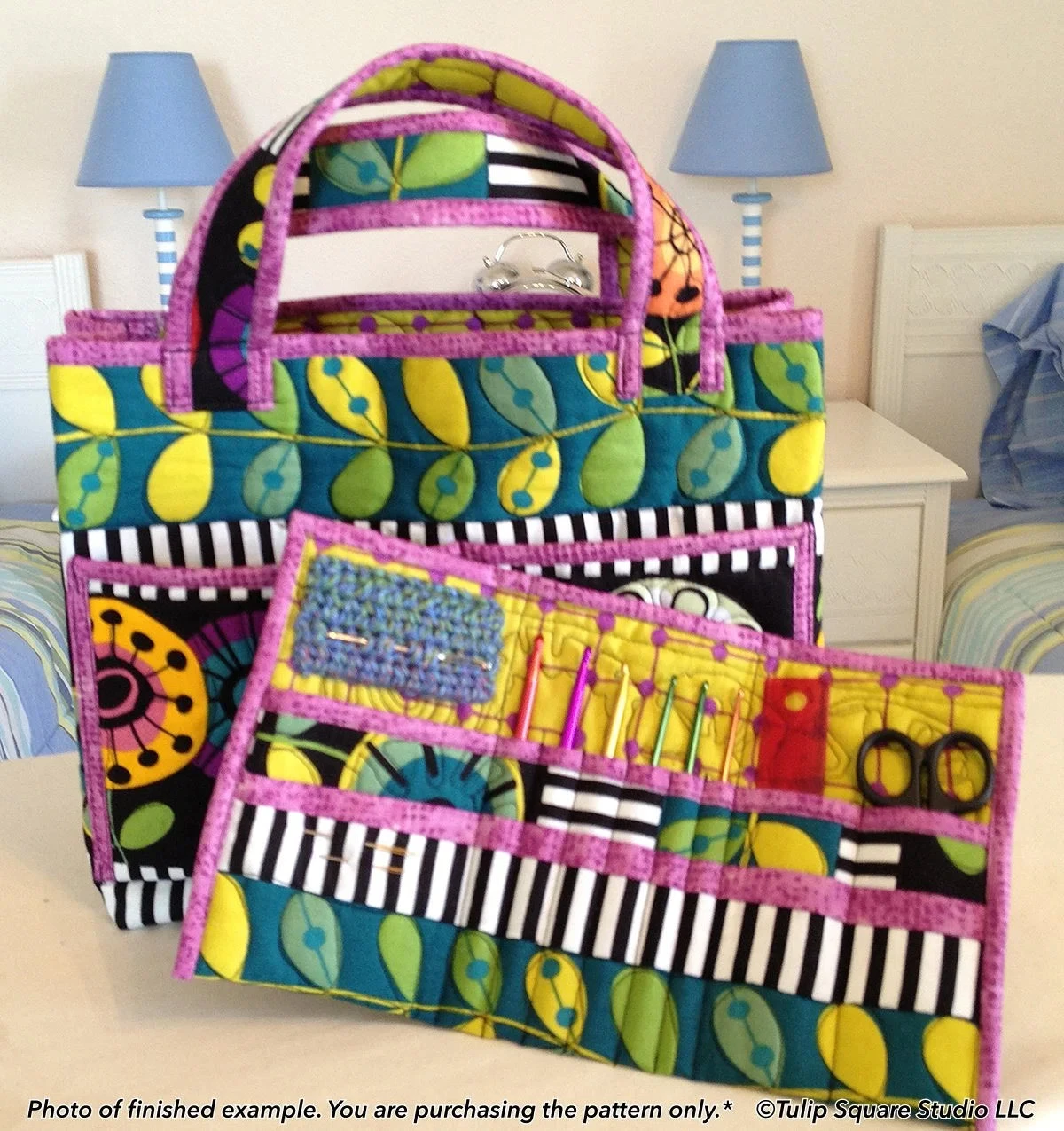 Crochet Tote And Caddy Downloadable Pattern 4 Crochet Tote And Caddy Downloadable Pattern - Image 2