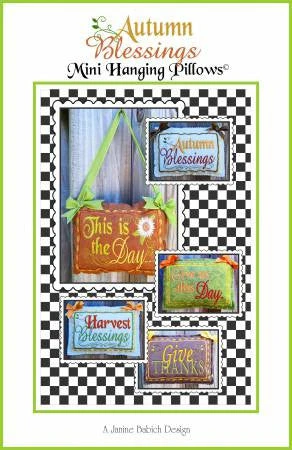 Autumn Blessings Mini Hanging Pillows Pattern 3 Autumn Blessings Mini Hanging Pillows Pattern
