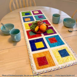 Crazy Boxes Table Runner Downloadable Pattern 15 Crazy Boxes Table Runner Downloadable Pattern -Qbpn 539 AAcrazy01 tulip square quilt patterns