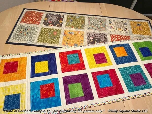 Crazy Boxes Table Runner Downloadable Pattern 4 Crazy Boxes Table Runner Downloadable Pattern - Image 2