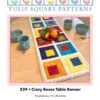 Crazy Boxes Table Runner Downloadable Pattern