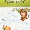Monkey & Giraffe Quilt Label 1 Monkey & Giraffe Quilt Label -Qbpn 54235