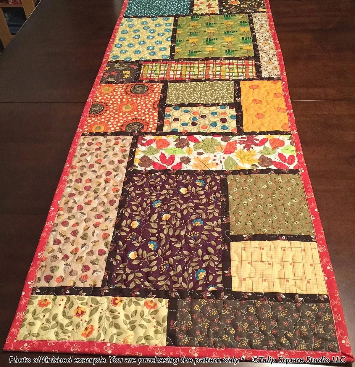 Random Windows Table Runner Downloadable Pattern 4 Random Windows Table Runner Downloadable Pattern - Image 2