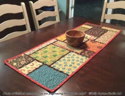 Random Windows Table Runner Downloadable Pattern 12 Random Windows Table Runner Downloadable Pattern -Qbpn 545 ranwin02 tulip square quilt patterns