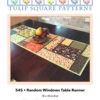 Random Windows Table Runner Downloadable Pattern