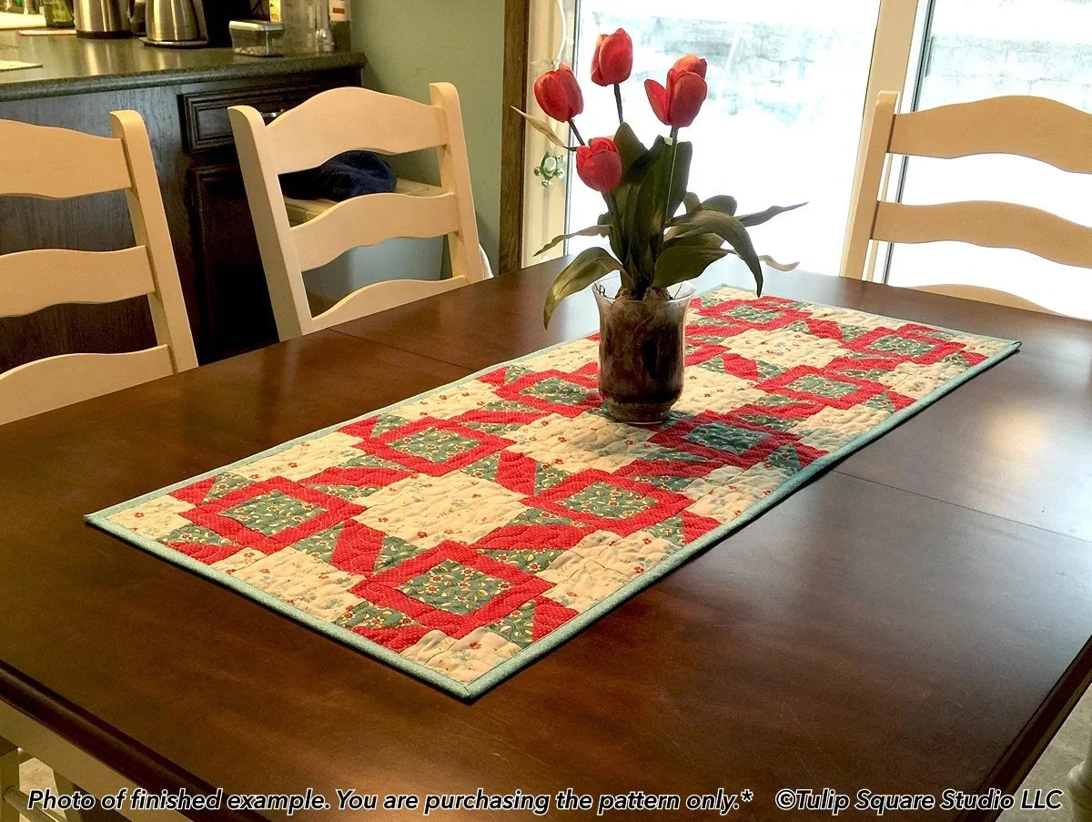 Railroad Tracks Table Runner Downloadable Pattern 4 Railroad Tracks Table Runner Downloadable Pattern - Image 2