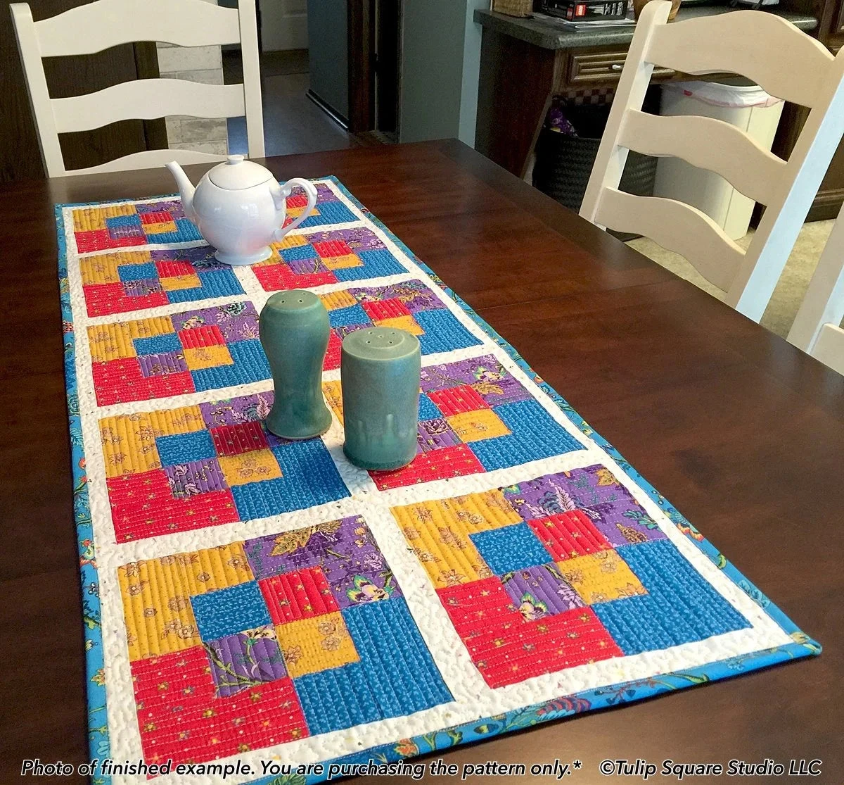 Swapped Squares Table Runner Downloadable Pattern 5 Swapped Squares Table Runner Downloadable Pattern - Image 3