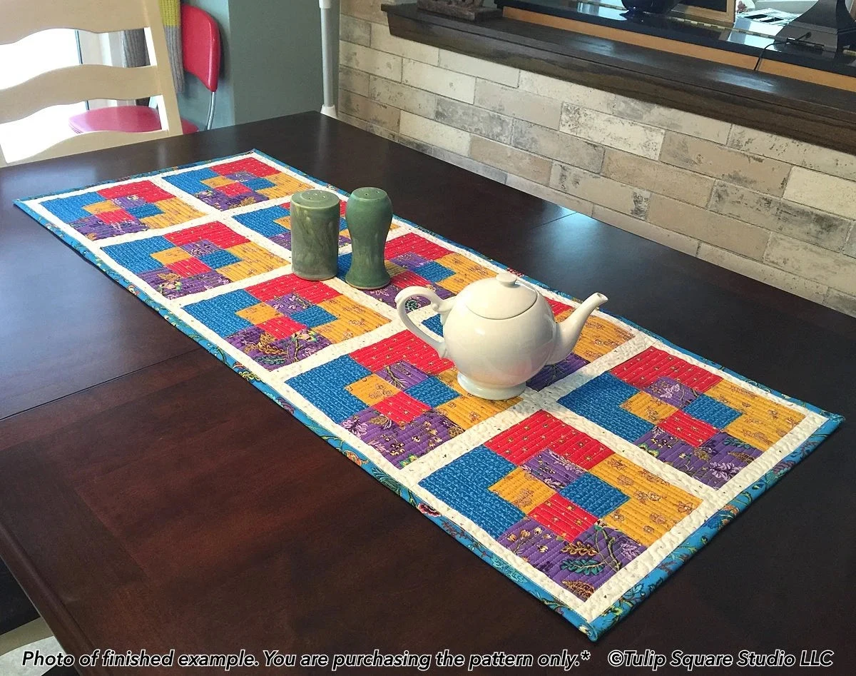 Swapped Squares Table Runner Downloadable Pattern 6 Swapped Squares Table Runner Downloadable Pattern - Image 4