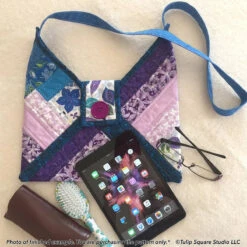 Three Block Bag Downloadable Pattern 10 Three Block Bag Downloadable Pattern -Qbpn 556purse7 tulip square quilt patterns