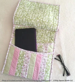 Saddle Bag Downloadable Pattern -Qbpn 558purse06 tulip square quilt patterns