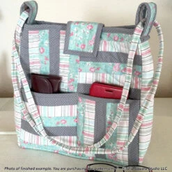 Haul It All Bag Downloadable Pattern -Qbpn 559 AApurse08 tulip square quilt patterns