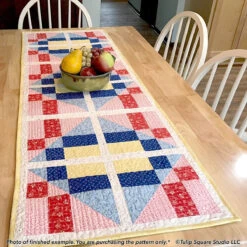 Retro Diner Table Runner Downloadable Pattern -Qbpn 565 AAcover tulip square quilt patterns