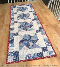 Peppermint Pinwheels Table Runner Downloadable Pattern -Qbpn 566 03 tulip square quilt patterns