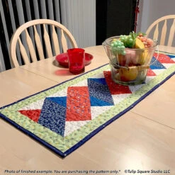 Ribbon Twist Gala Table Runner Downloadable Pattern 14 Ribbon Twist Gala Table Runner Downloadable Pattern -Qbpn 568 ribbon twist3 tulip square quilt patterns