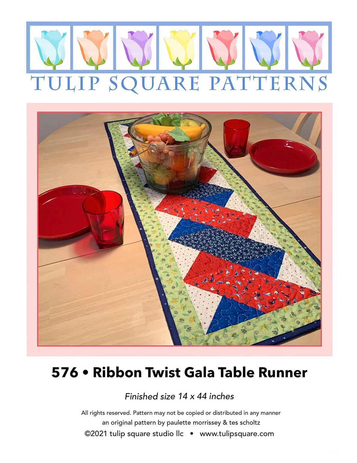 Ribbon Twist Gala Table Runner Downloadable Pattern 3 Ribbon Twist Gala Table Runner Downloadable Pattern