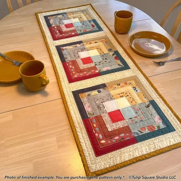 Fancy Squares Table Runner Downloadable Pattern 8 Fancy Squares Table Runner Downloadable Pattern - Image 6