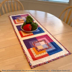 Fancy Squares Table Runner Downloadable Pattern 12 Fancy Squares Table Runner Downloadable Pattern -Qbpn 580 fancy08 tulip square quilt patterns 600x600 1