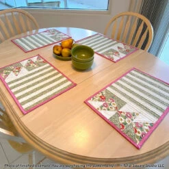 Stripes And Angles Placemats Downloadable Pattern -Qbpn 582 stripes03 tulip square quilt patterns