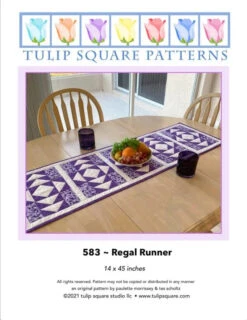 Regal Runner Downloadable Pattern